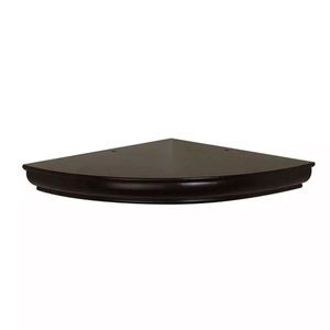 Floating corner shelf